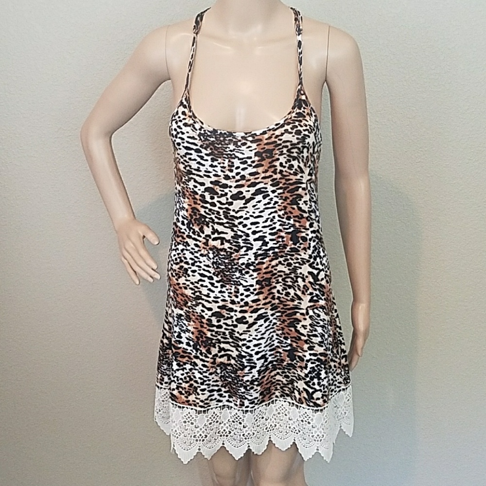 New! TART Collections Chemise NWOT Animal Print